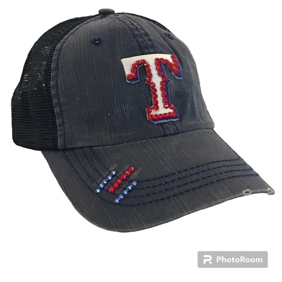 MLB Texas Ranger Women\'s Distressed Trucker Cap main image 14